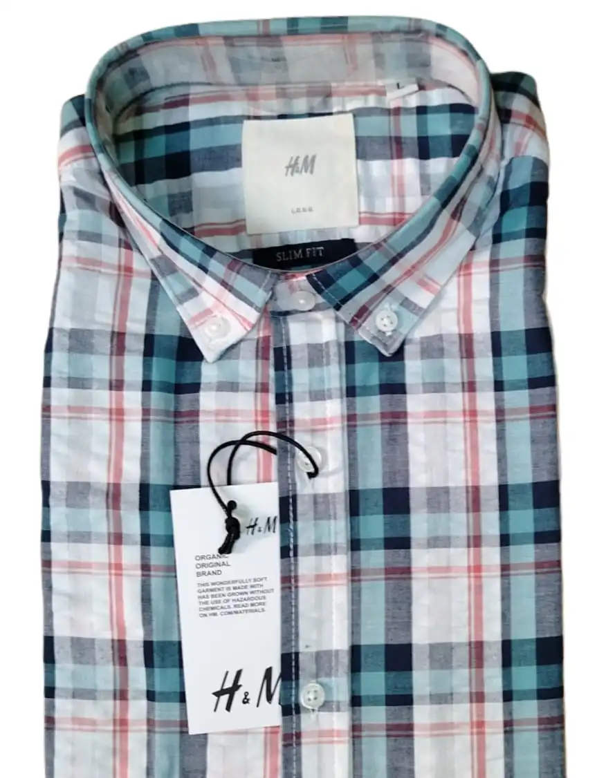 Cream Color with White Vertical Stripe