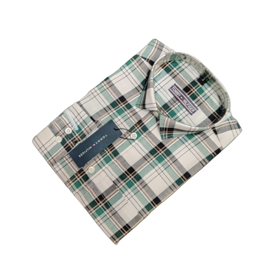 Tommy Hilfiger Premium Export Quality Full Sleeve Check Shirt (2)